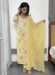 Aafreen – Butter Yellow Suit Set