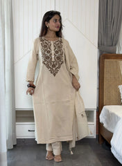 Abeer – Sand Dune Cotton Suit Set