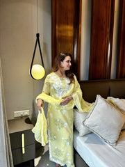 Elara – Lemon Bloom Suit Set