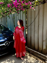 Ruhaya – Crimson Red Bandhej Suit Set