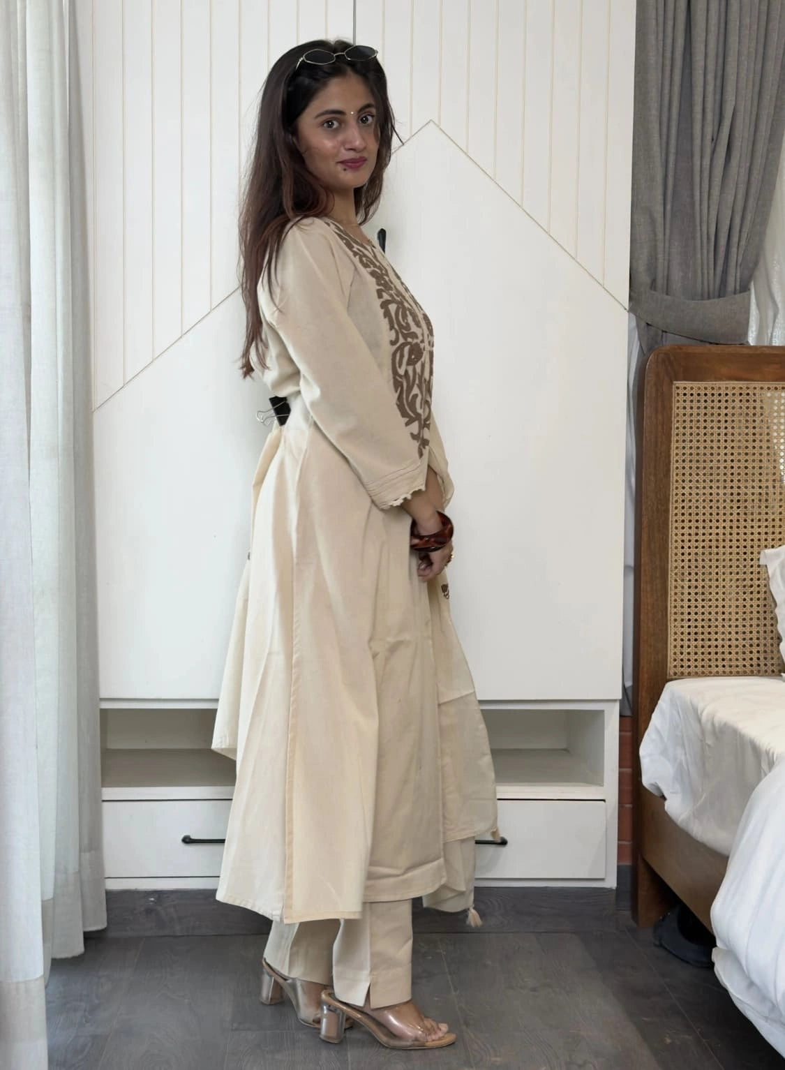Abeer – Sand Dune Cotton Suit Set