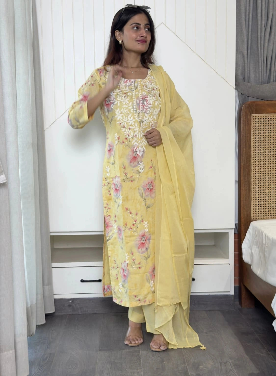 Aafreen – Butter Yellow Suit Set