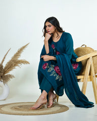 Eesha-Firozi Noor Embroidered Mul Cotton Suit Set